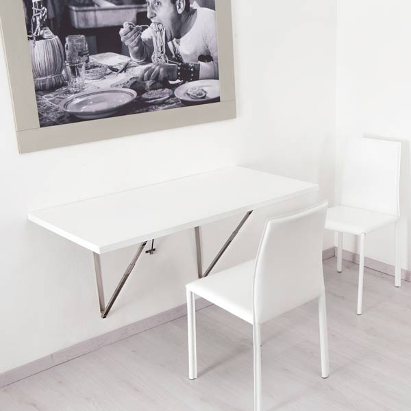 Long wall deals mounted table