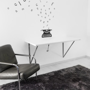 wall mounted folding study table - Studio Model
