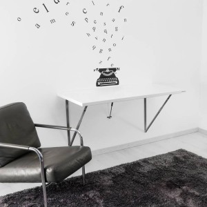 wall mounted folding study table